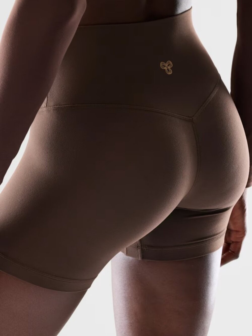 NWT Aritzia GOLDEN BUTTER Cheeky Infinite 5" Shorts Rich Mocha Brown 12